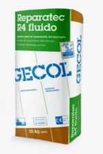 Mortero mineral fluido, Reparatec R4 fluido de Gecol. Saco 25 kg
